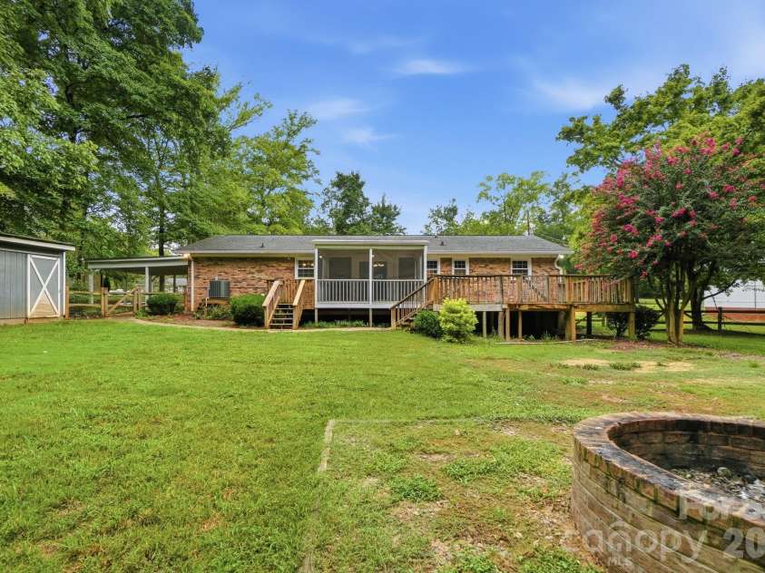 6081 Cambridge Drive, Harrisburg, NC 28075.  MLS# CAR4410918, YatesRealty ID 36625. Back
