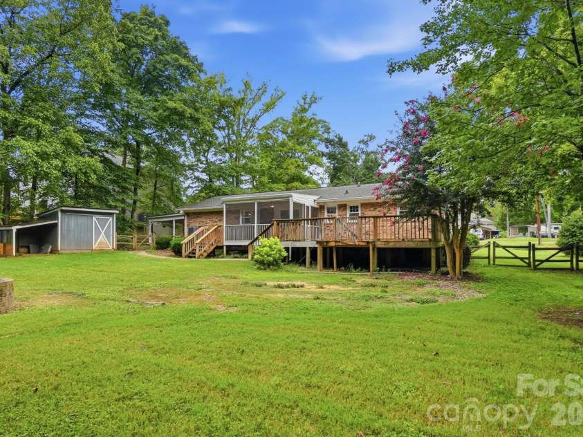 6081 Cambridge Drive, Harrisburg, NC 28075.  MLS# CAR4410918, YatesRealty ID 36625. Back