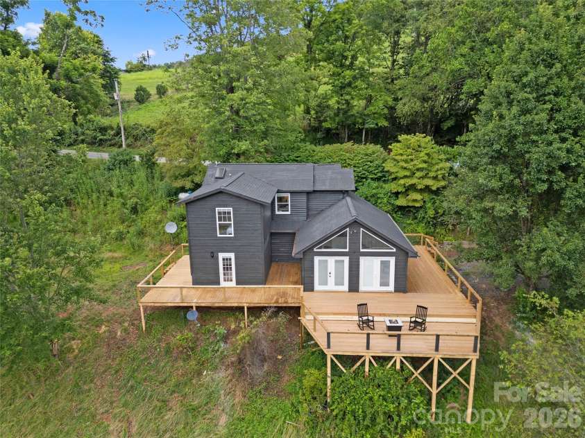 3954 NC 80 Highway, Bakersville, NC 28705.  MLS# CAR4403358, YatesRealty ID 36627. Aerial