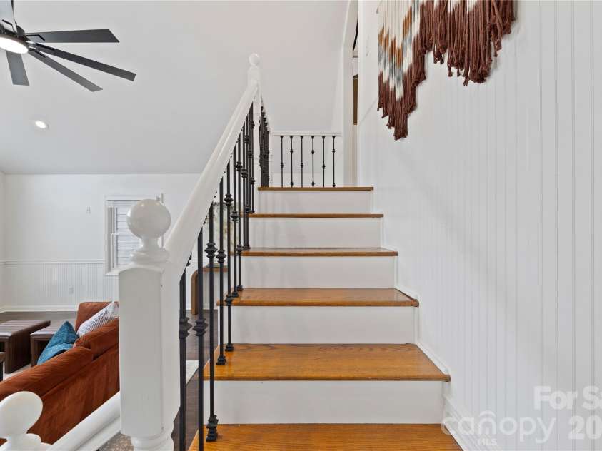 3954 NC 80 Highway, Bakersville, NC 28705.  MLS# CAR4403358, YatesRealty ID 36627. Stair Case