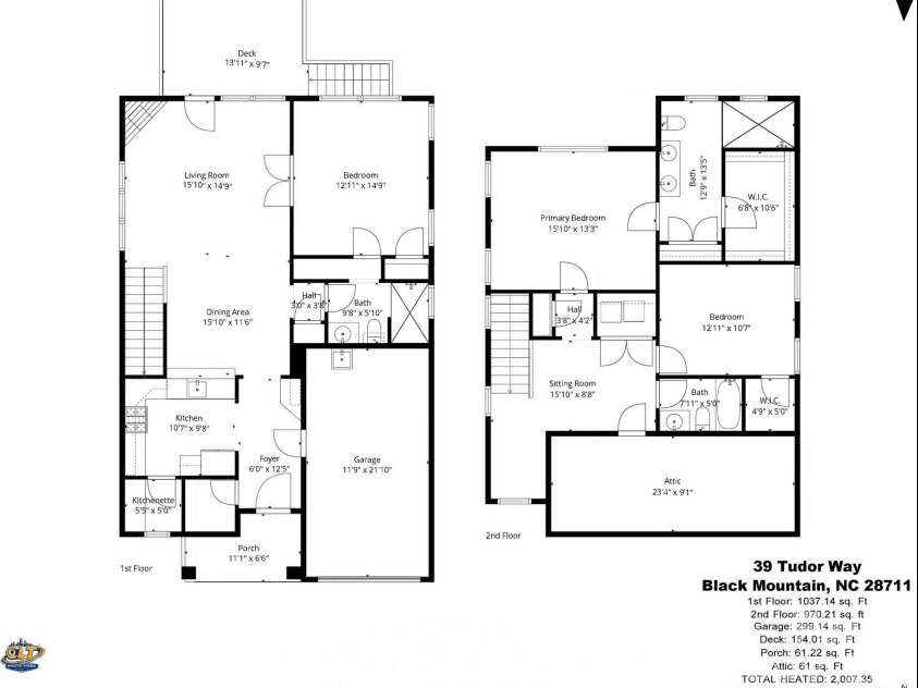 39 Tudor Way, Black Mountain, NC 28711.  MLS# CAR4389836, YatesRealty ID 36643. 