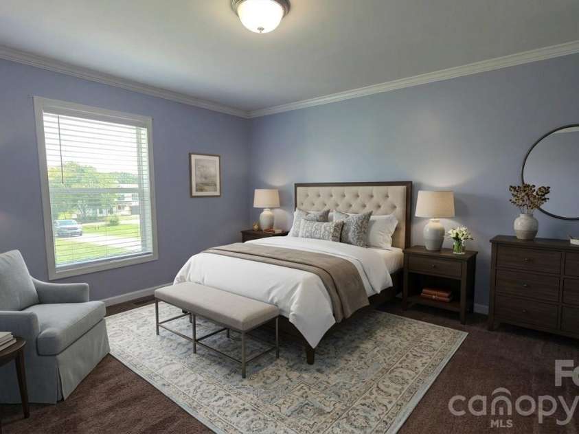 154 Back Acres Lane, Kannapolis, NC 28081.  MLS# CAR4402873, YatesRealty ID 36655. Bedroom 2 (staged)