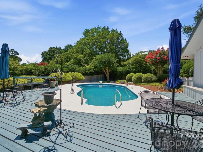 1507 Heatherloch Drive, Gastonia, NC 28054.  MLS# CAR4402680, YatesRealty ID 36658. Back Deck Overlooking Pool