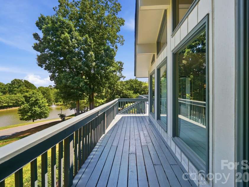 1507 Heatherloch Drive, Gastonia, NC 28054.  MLS# CAR4402680, YatesRealty ID 36658. Front Deck Overlooking Loch Heather