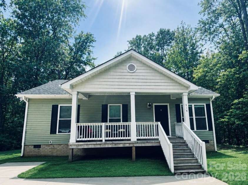 316 Allen Way, Indian Trail, NC 28079.  MLS# CAR4401172, YatesRealty ID 36659. 