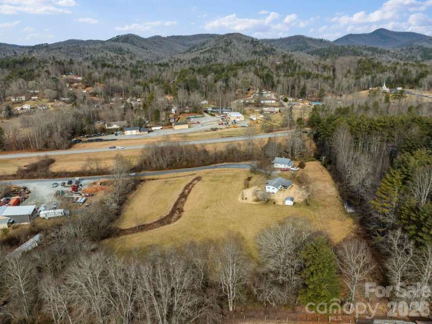146 and 148 Monteith Road, Brevard, NC 28712.  MLS# CAR4343825, YatesRealty ID 3667. 146 and 148 Monteith Road - Aerial