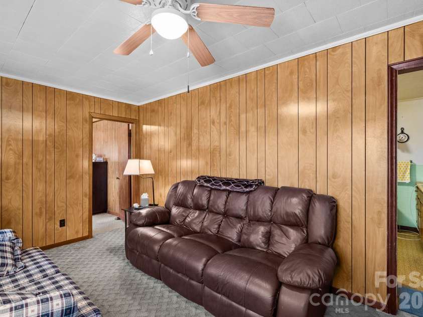146 and 148 Monteith Road, Brevard, NC 28712.  MLS# CAR4343825, YatesRealty ID 3667. 146 Monteith Road - Living Room