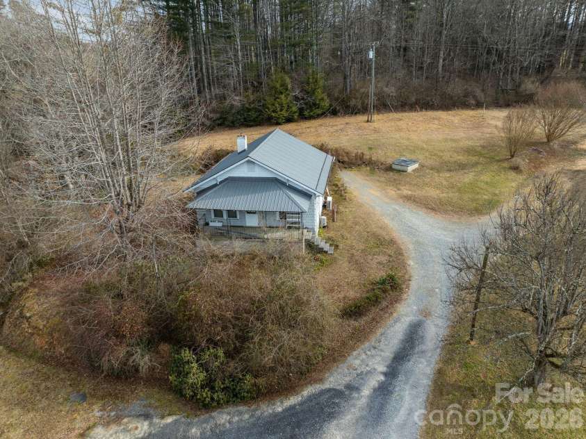 146 and 148 Monteith Road, Brevard, NC 28712.  MLS# CAR4343825, YatesRealty ID 3667. 148 Monteith Road - Aerial