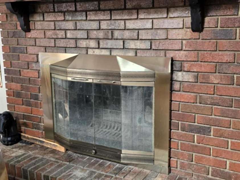 1753 Smith Farm Road, Lexington, NC 27292.  MLS# CAR4213452, YatesRealty ID 367. Fireplace in Den