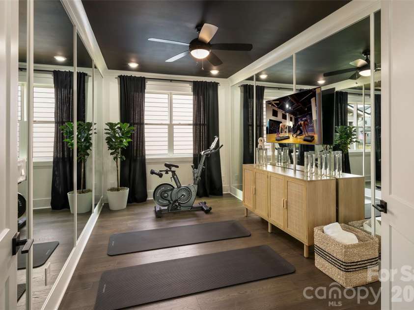 109 Windy Dell Drive, Tega Cay, SC 29708.  MLS# CAR4403963, YatesRealty ID 36703. Home Gym