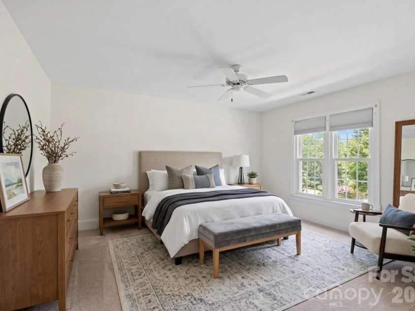 19322 River Falls Drive, Davidson, NC 28036.  MLS# CAR4400666, YatesRealty ID 36729. Virtual staged Bedroom 2