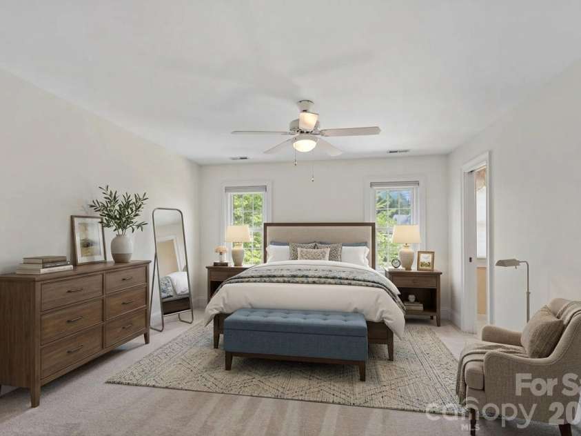 19322 River Falls Drive, Davidson, NC 28036.  MLS# CAR4400666, YatesRealty ID 36729. Virtual staged Bedroom 3