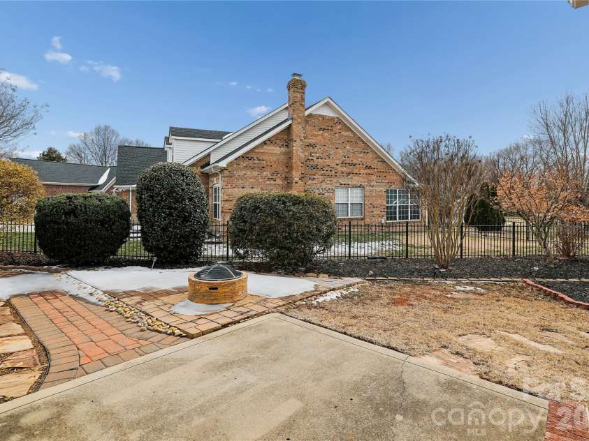 842 Treva Anne Drive, Concord, NC 28027.  MLS# CAR4317215, YatesRealty ID 3674. Back view