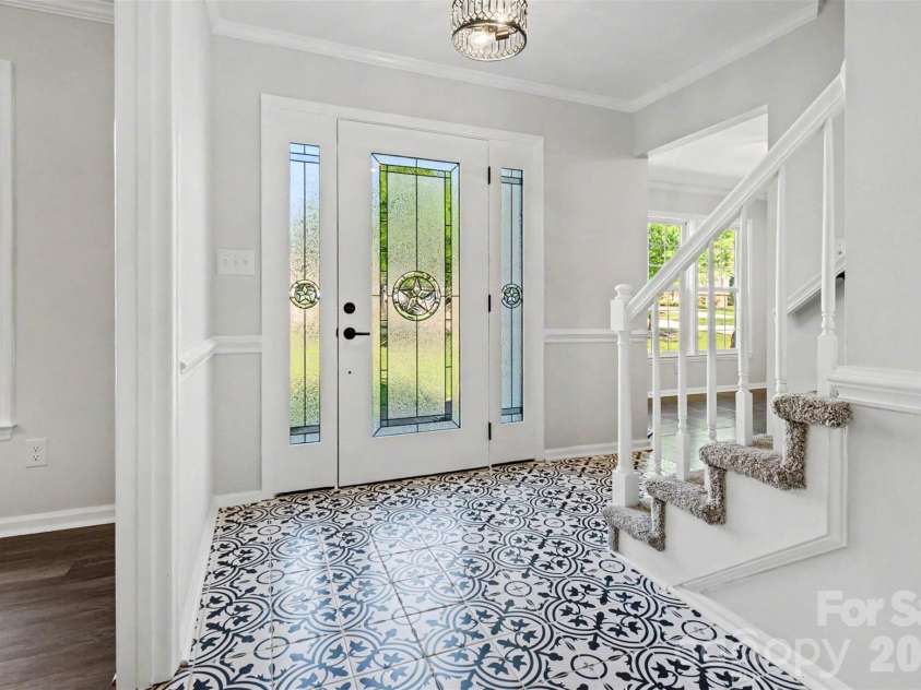 4108 Wimbledon Drive, Dallas, NC 28034.  MLS# CAR4402629, YatesRealty ID 36742. Entry