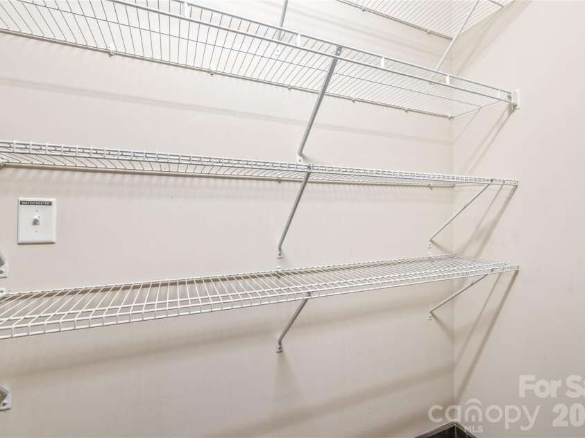 100 Main Avenue, Gastonia, NC 28052.  MLS# CAR4377810, YatesRealty ID 36751. Closet with shelving