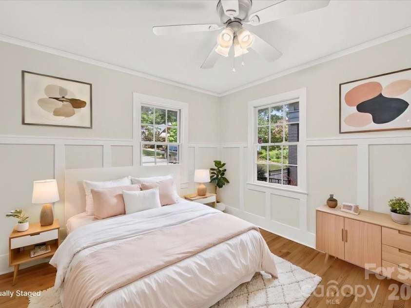 1808 Truman Road, Charlotte, NC 28205.  MLS# CAR4397533, YatesRealty ID 36754. Bedroom #2