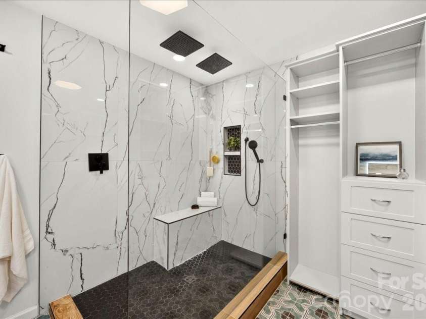 1808 Truman Road, Charlotte, NC 28205.  MLS# CAR4397533, YatesRealty ID 36754. Primary bathroom