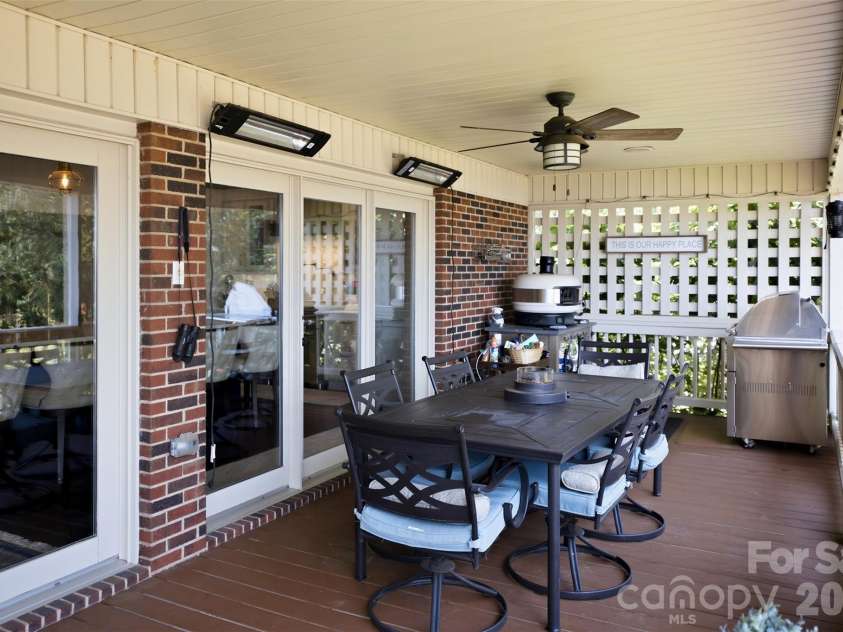 8535 Sylvan Drive, Terrell, NC 28682.  MLS# CAR4396281, YatesRealty ID 36760. Covered Deck