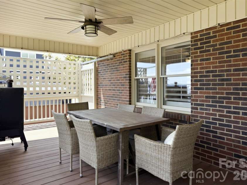 8535 Sylvan Drive, Terrell, NC 28682.  MLS# CAR4396281, YatesRealty ID 36760. Covered Deck
