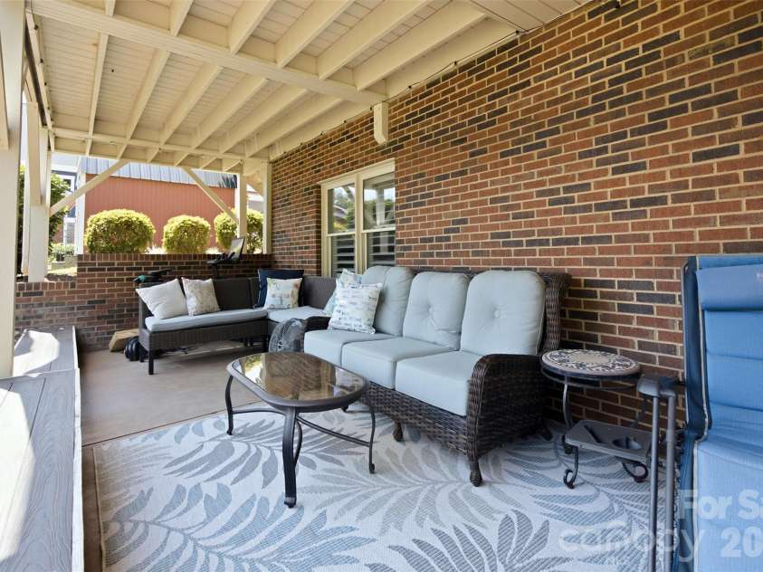 8535 Sylvan Drive, Terrell, NC 28682.  MLS# CAR4396281, YatesRealty ID 36760. Covered Patio