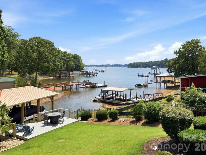 8535 Sylvan Drive, Terrell, NC 28682.  MLS# CAR4396281, YatesRealty ID 36760. Views from Covered Deck
