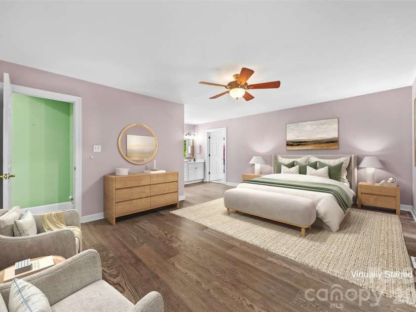 1289 Centennial Drive, Rock Hill, SC 29732.  MLS# CAR4402338, YatesRealty ID 36788. Virtually Staged Primary Bedroom