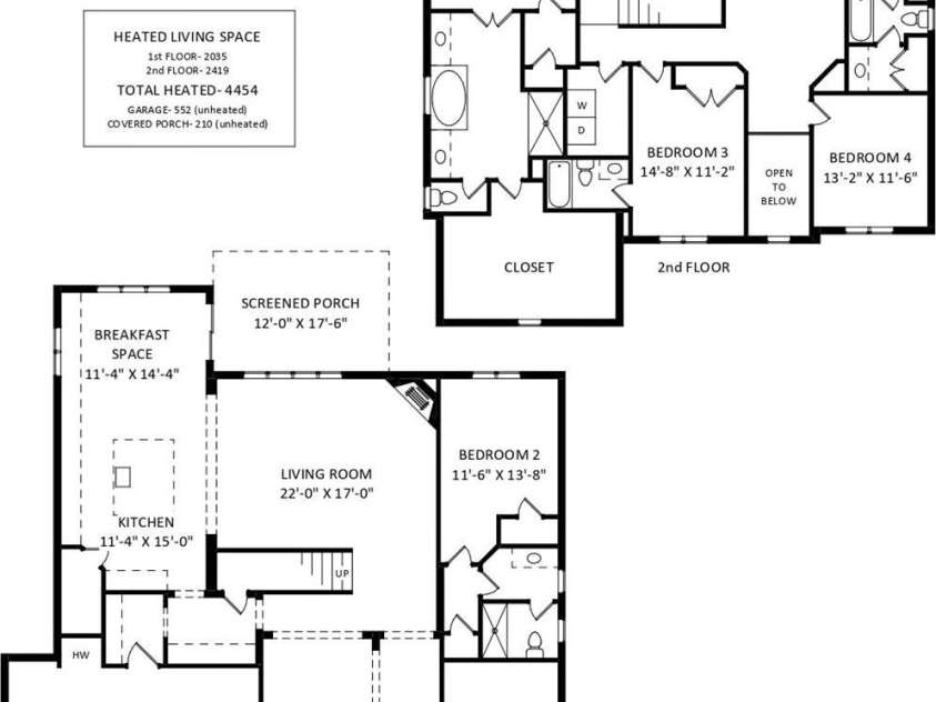 317 Somerled Way, Waxhaw, NC 28173.  MLS# CAR4402966, YatesRealty ID 36789. Floor Plan