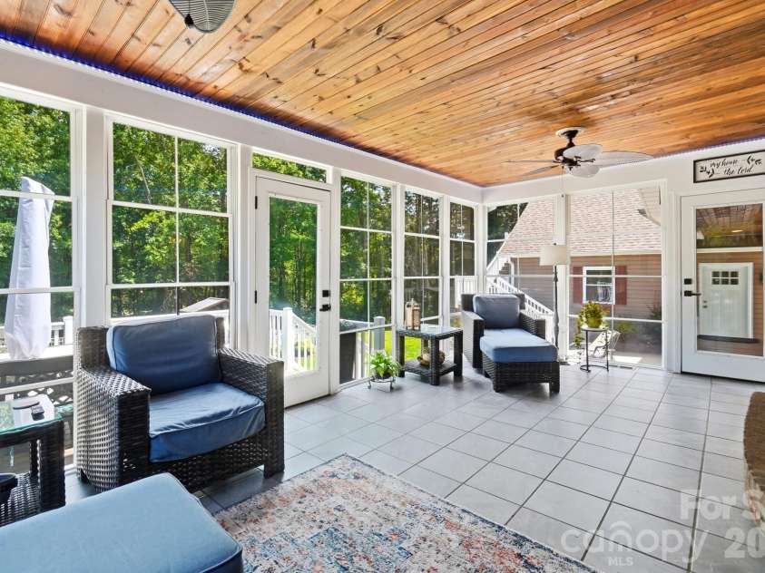 107 Mistywood Drive, Mount Holly, NC 28120.  MLS# CAR4400826, YatesRealty ID 36827. Tile flooring and deck off the back