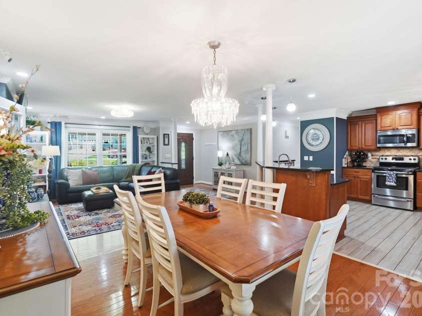 107 Mistywood Drive, Mount Holly, NC 28120.  MLS# CAR4400826, YatesRealty ID 36827. Updated lighting throughout