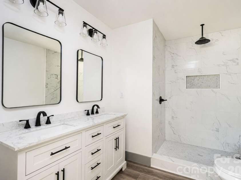 2047 Bailey Drive, Hickory, NC 28601.  MLS# CAR4398528, YatesRealty ID 36830. Primary Bathroom- Vanity Colors may vary
