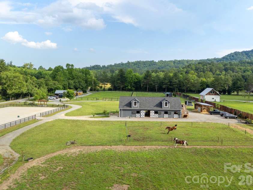 261 & 277 Bent River Farm Road, Pisgah Forest, NC 28768.  MLS# CAR4380957, YatesRealty ID 36835. Another View from the Back