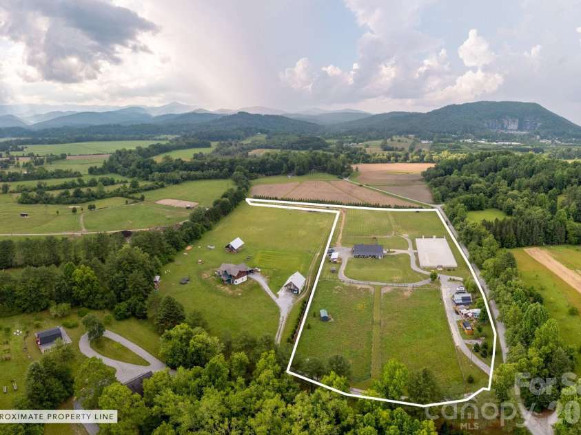 261 & 277 Bent River Farm Road, Pisgah Forest, NC 28768.  MLS# CAR4380957, YatesRealty ID 36835. Surrounded by Mountains-Boundary is Approximate