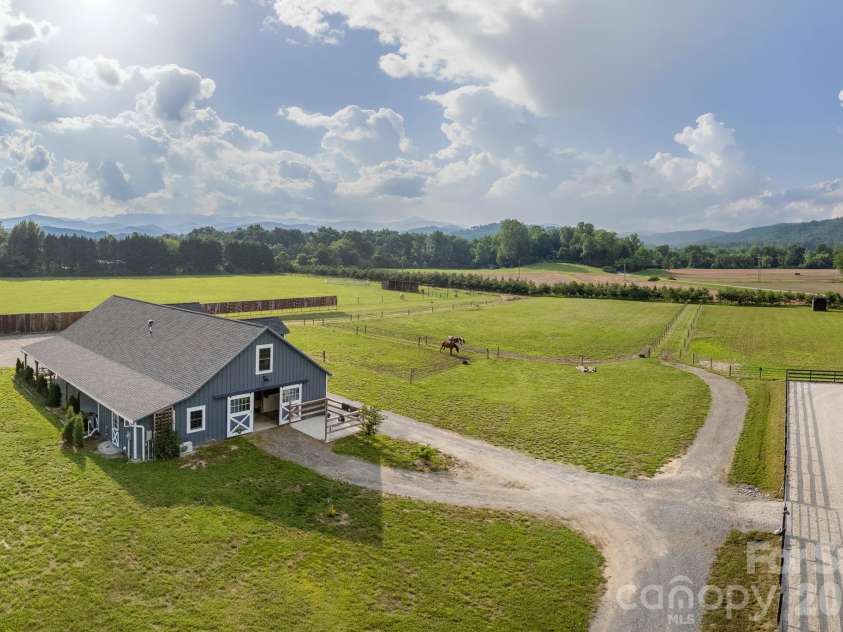 261 & 277 Bent River Farm Road, Pisgah Forest, NC 28768.  MLS# CAR4380957, YatesRealty ID 36835. View Facing Sunsets