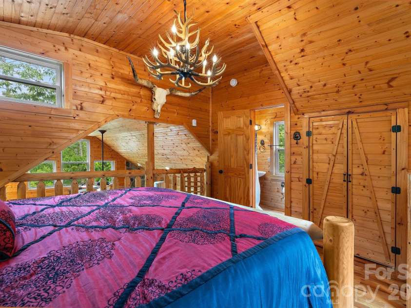 1158 Staghorn Road, Purlear, NC 28665.  MLS# CAR4343107, YatesRealty ID 3685. Loft Bedroom Suite