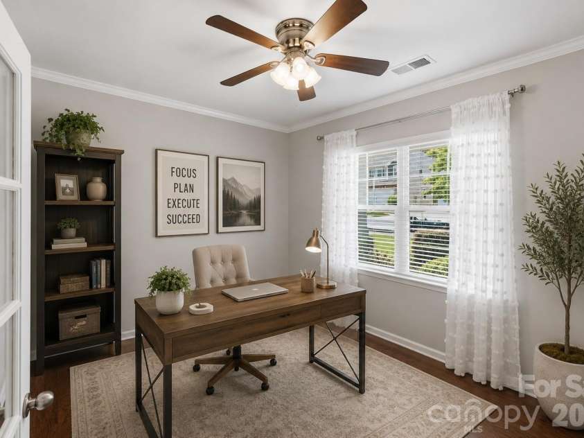13731 Canterbury Castle Drive, Charlotte, NC 28273.  MLS# CAR4385968, YatesRealty ID 36851. Virtually Staged Office