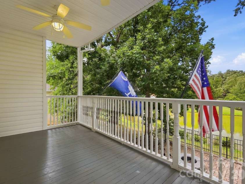 2628 Whitehall Court, Rock Hill, SC 29732.  MLS# CAR4401627, YatesRealty ID 36859. Deck overlooking pond