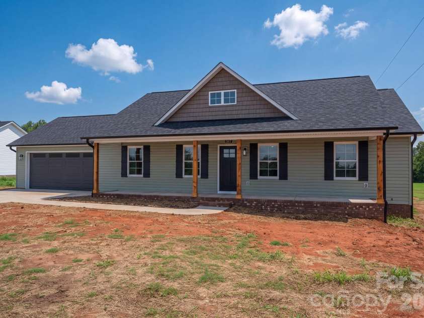 307 Northbrook III School Road, Vale, NC 28168.  MLS# CAR4403635, YatesRealty ID 36876. Front Right View