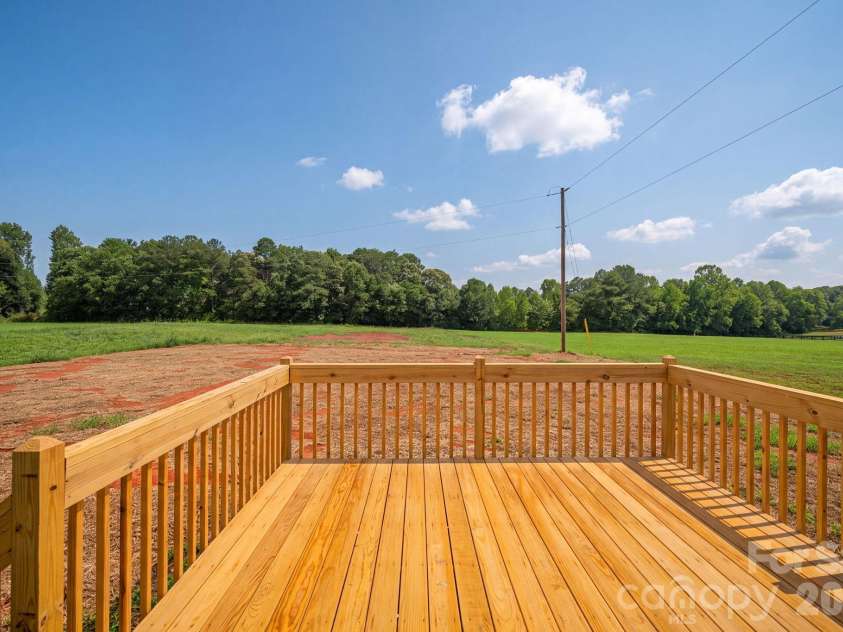 307 Northbrook III School Road, Vale, NC 28168.  MLS# CAR4403635, YatesRealty ID 36876. Rear Deck