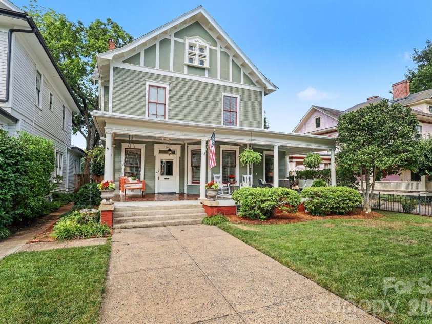 314 Kingston Avenue, Charlotte, NC 28203.  MLS# CAR4403731, YatesRealty ID 36877. Front Exterior