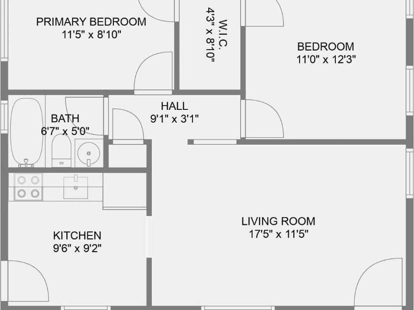 3210 Marlborough Road, Charlotte, NC 28208.  MLS# CAR4401855, YatesRealty ID 369. Floorplan