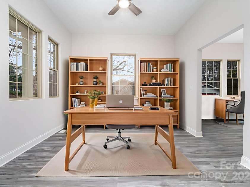 5125 Isaac Drive, Charlotte, NC 28216.  MLS# CAR4327672, YatesRealty ID 3693. Home Office *Virtually Staged*