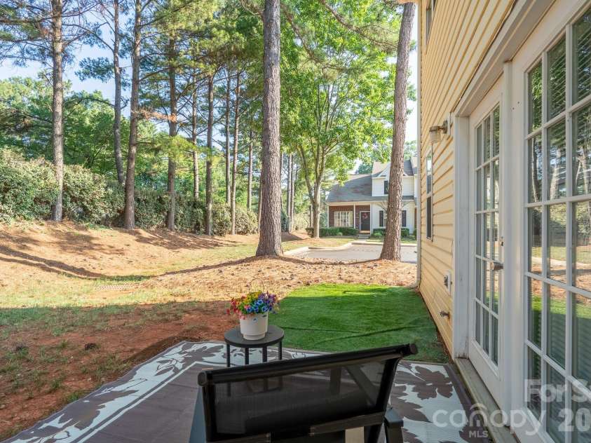 6491 Saint Bernard Way, Charlotte, NC 28269.  MLS# CAR4400216, YatesRealty ID 36939. Back Patio
