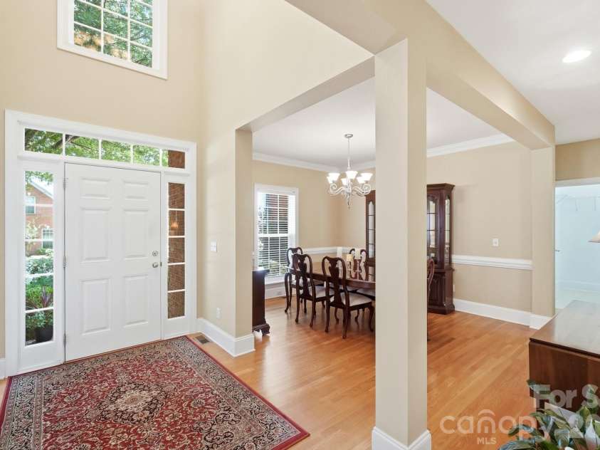 6017 Colton Ridge Drive, Indian Trail, NC 28079.  MLS# CAR4401537, YatesRealty ID 36949. Foyer
