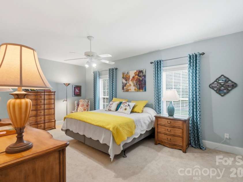 6017 Colton Ridge Drive, Indian Trail, NC 28079.  MLS# CAR4401537, YatesRealty ID 36949. Primary Bedroom w/ Ensuite on Main Level