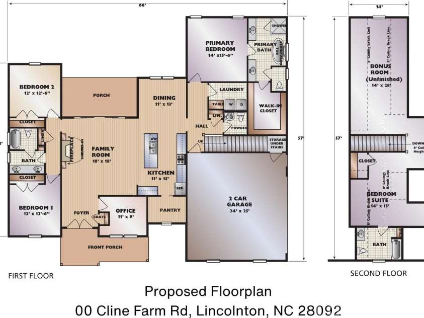 00 Cline Farm Road, Lincolnton, NC 28092.  MLS# CAR4399149, YatesRealty ID 36955. 