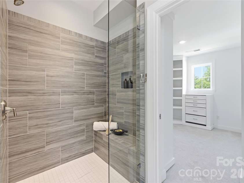 18314 Doves Crest Road, Cornelius, NC 28031.  MLS# CAR4397375, YatesRealty ID 36956. Tile walk in shower