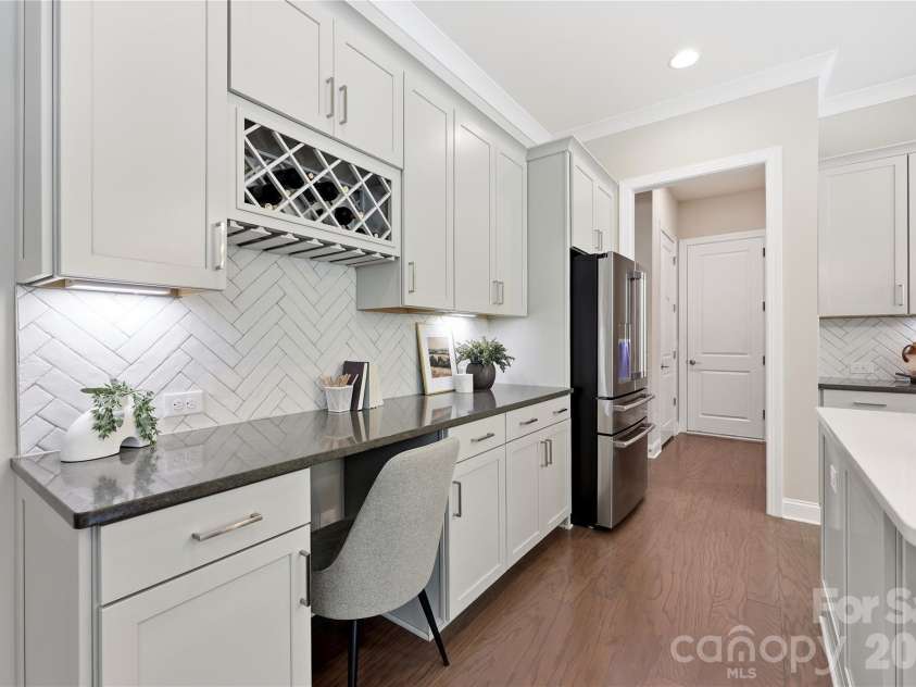 18314 Doves Crest Road, Cornelius, NC 28031.  MLS# CAR4397375, YatesRealty ID 36956. Wine rack storage and space for a coffee or wine bar to be created