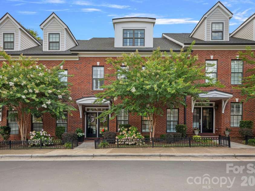 473 Main Street, Davidson, NC 28036.  MLS# CAR4403660, YatesRealty ID 36959. Main St Front Elevation