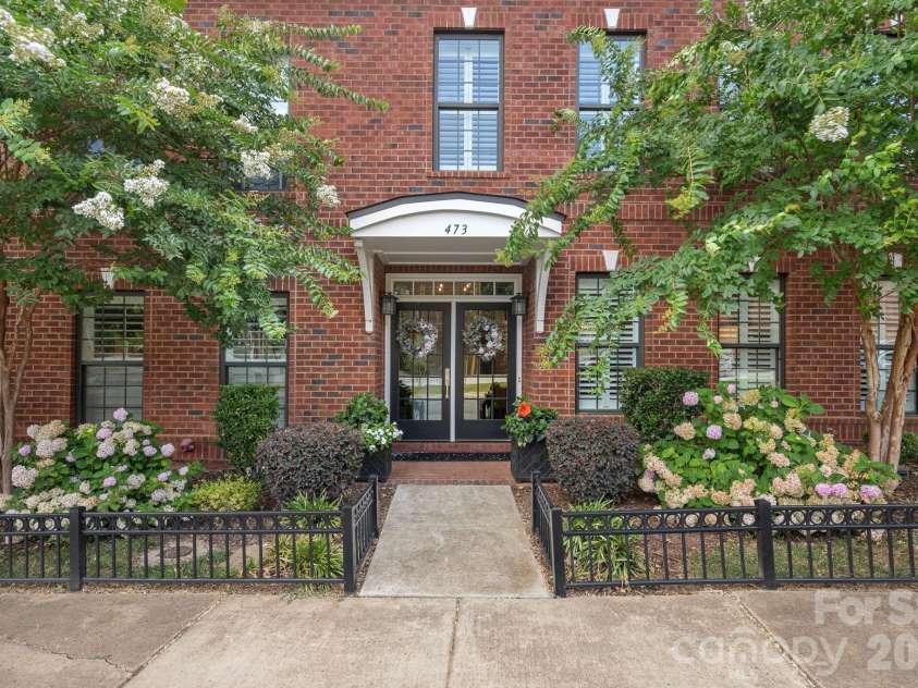 473 Main Street, Davidson, NC 28036.  MLS# CAR4403660, YatesRealty ID 36959. Main St Front Elevation