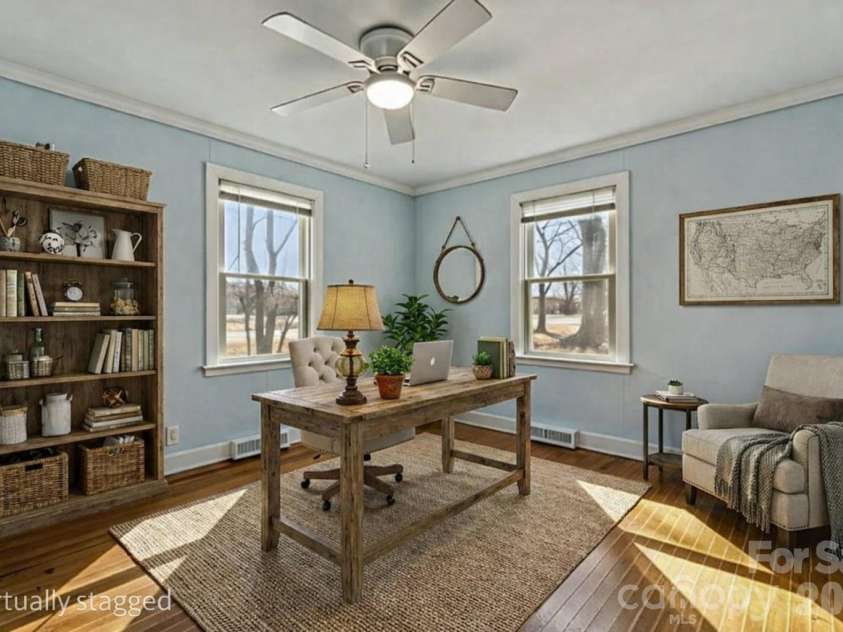 5650 Bertie Avenue, Salisbury, NC 28147.  MLS# CAR4346042, YatesRealty ID 3696. ***VIRTUALLY STAGGED*** - Front bedroom is being shown as a home office